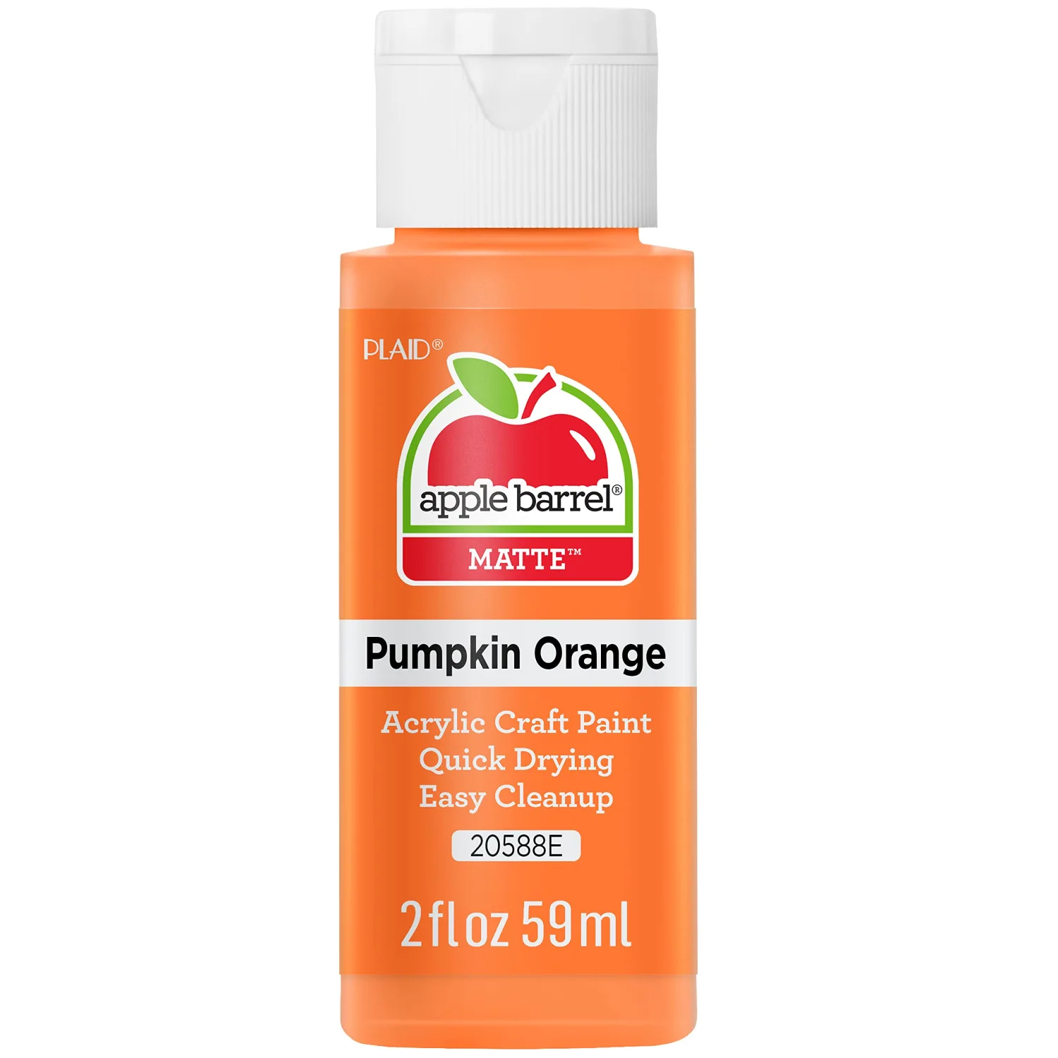Acrylic Paint in Assorted Colors (2 oz), JA20588, Pumpkin Orange