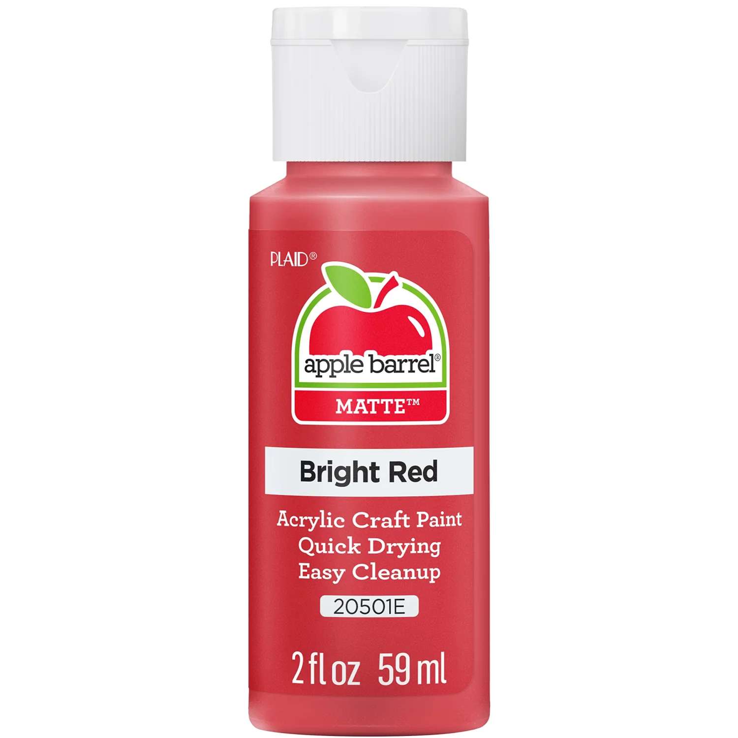 Acrylic Paint in Assorted Colors (2 oz), 20501, Bright Red