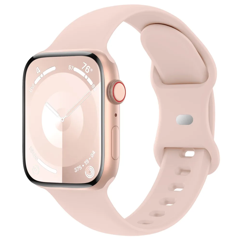 Distore Bands Compatible with Apple Watch 38mm 40mm 41mm 42mm 44mm 45mm 49mm, Soft Silicone Replacement Sport Accessory Strap Wristband for iWatch Series Ultra/Ultra 2 9/8/7/6/5/4/3/2/1 SE Women Men