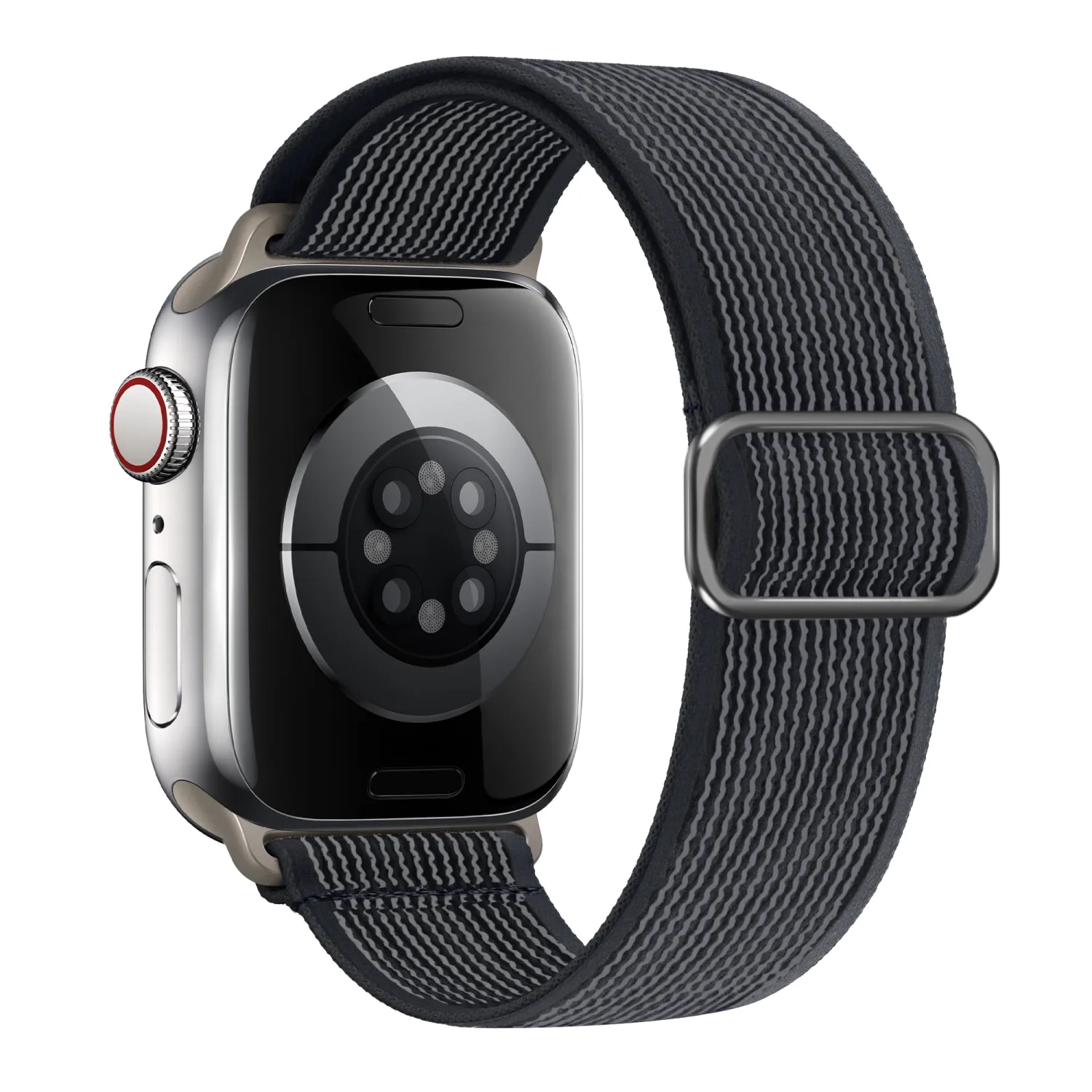 Stretchy Nylon Loop Bands Compatible with Apple Watch 38mm 40mm 41mm 42mm 44mm 49mm Adjustable Soft Elastics Strap Compatible with Apple Watch SE Ultra iWatch Series 8/7/6/5/4/3/2/1