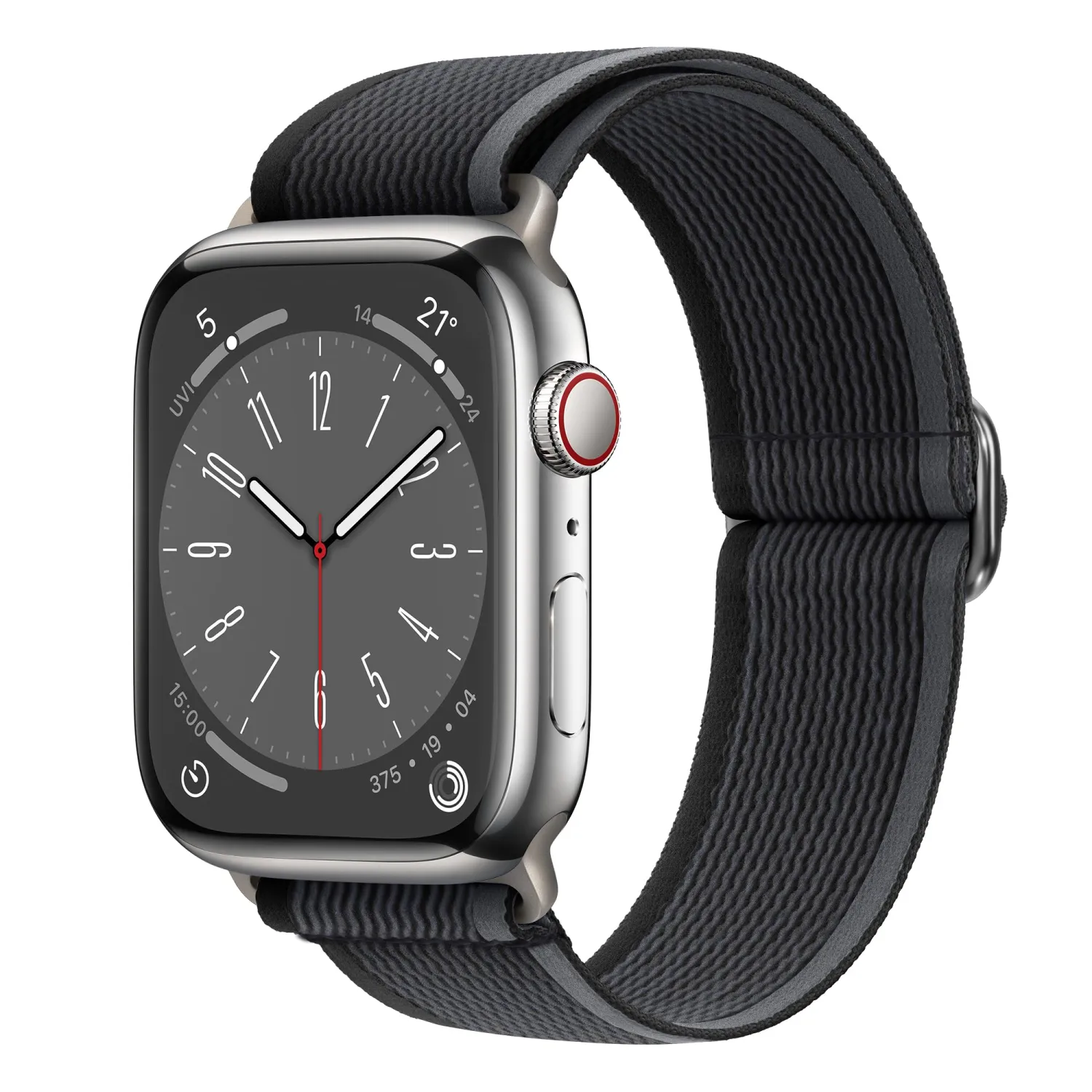 Stretchy Nylon Loop Bands Compatible with Apple Watch 38mm 40mm 41mm 42mm 44mm 49mm Adjustable Soft Elastics Strap Compatible with Apple Watch SE Ultra iWatch Series 8/7/6/5/4/3/2/1