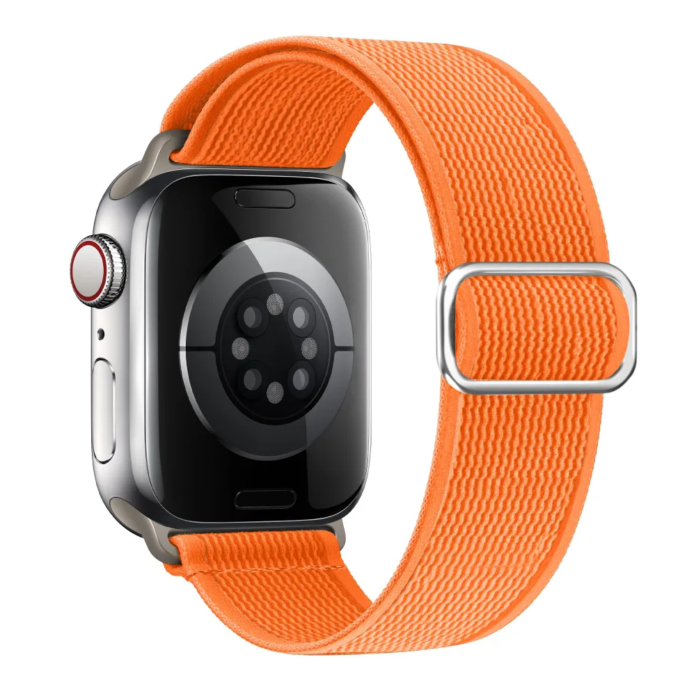 Stretchy Nylon Loop Bands Compatible with Apple Watch 38mm 40mm 41mm 42mm 44mm 49mm Adjustable Soft Elastics Strap Compatible with Apple Watch SE Ultra iWatch Series 8/7/6/5/4/3/2/1