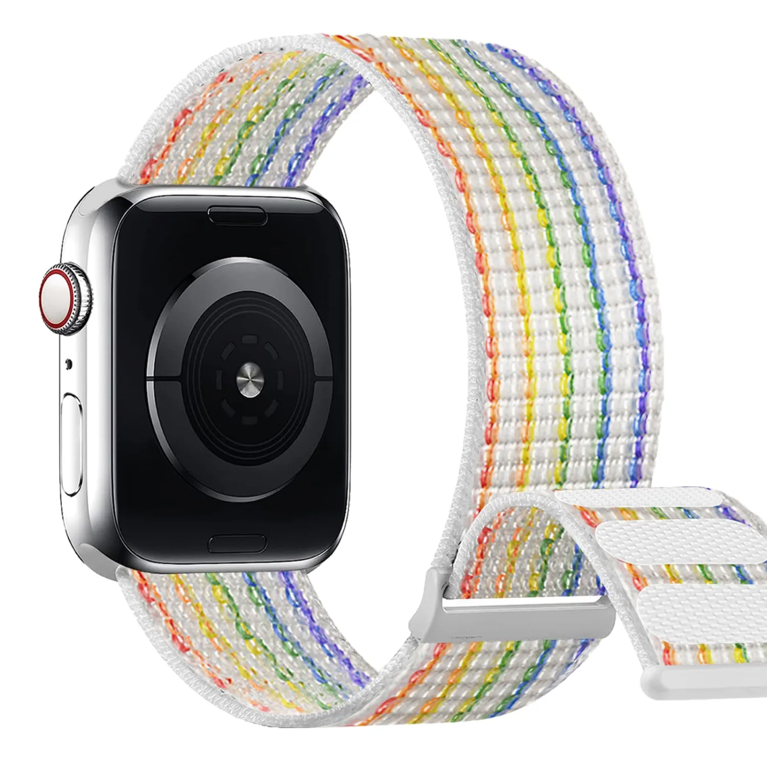 SimpleThings Compatible with Kids Apple Watch Bands, Nylon Hook and Loop for K12 Boy Girl Small Wrist iWatch Series 9 8 7 6 5 4 3 SE SE2