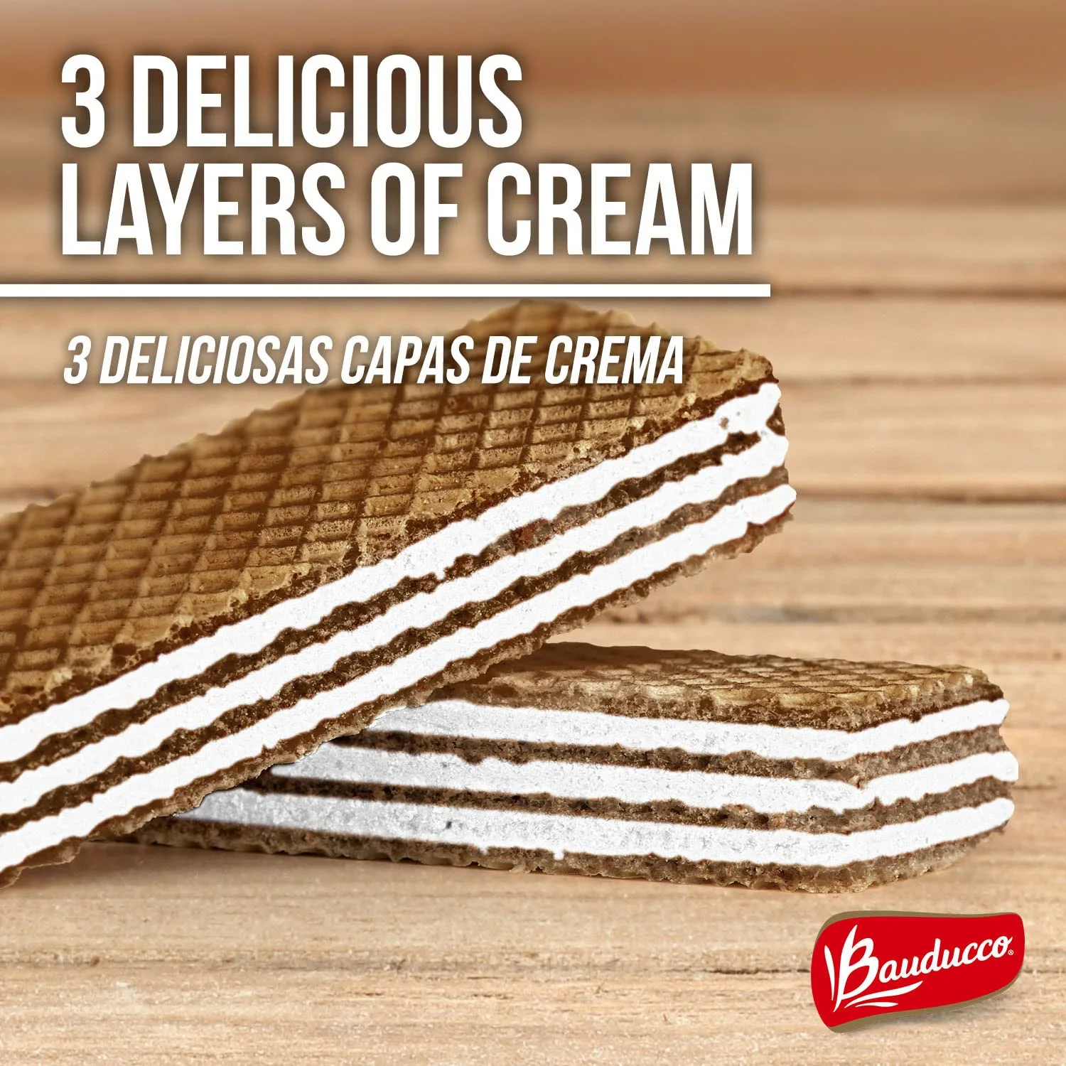 Bauducco Coconut Wafers - Crispy Wafer Cookies With 3 Delicious, Indulgent Decadent Layers of Coconut Flavored Cream - Delicious Sweet Snack or Desert - 5.0oz (Pack of 2)