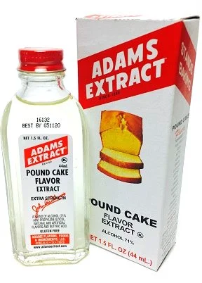 Adams Extract Pound Cake Flavoring 1.5oz Bottle (Pack of 3)