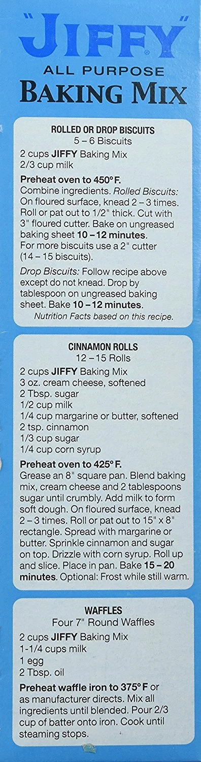 Jiffy All Purpose Baking Mix, 40 oz (Pack of 1)