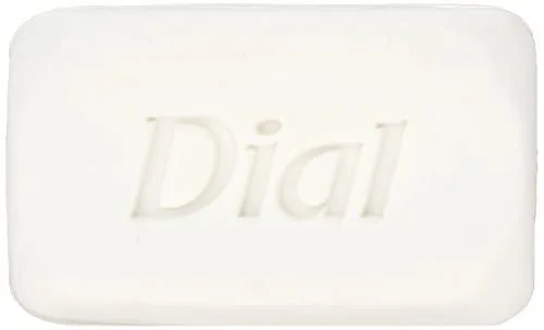 Dial Antibacterial Bar Soap, White, 3.2 Ounce, 36 Bars
