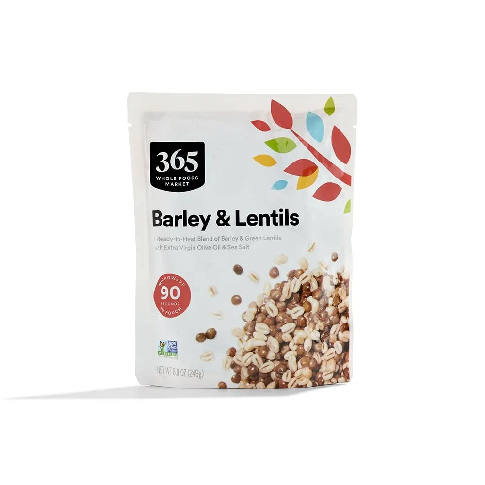 365 by Whole Foods Market, Barley & Green Lentils, 8.8 Ounce