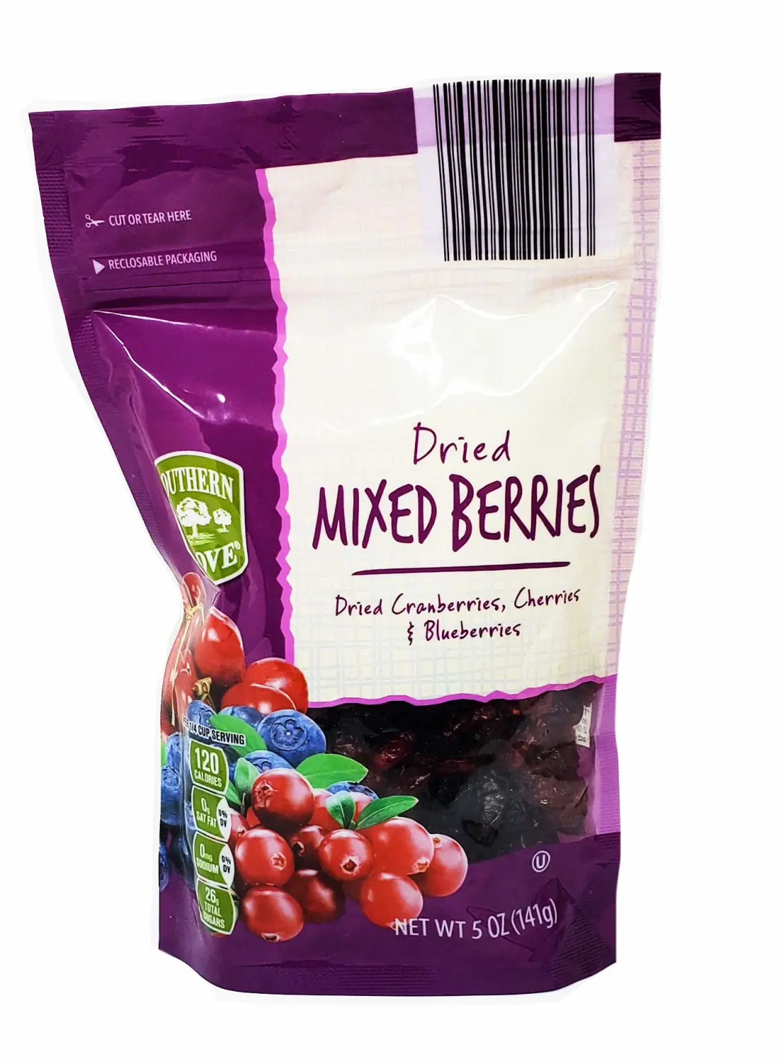 Southern Grove Dried Mixed Berries 5oz