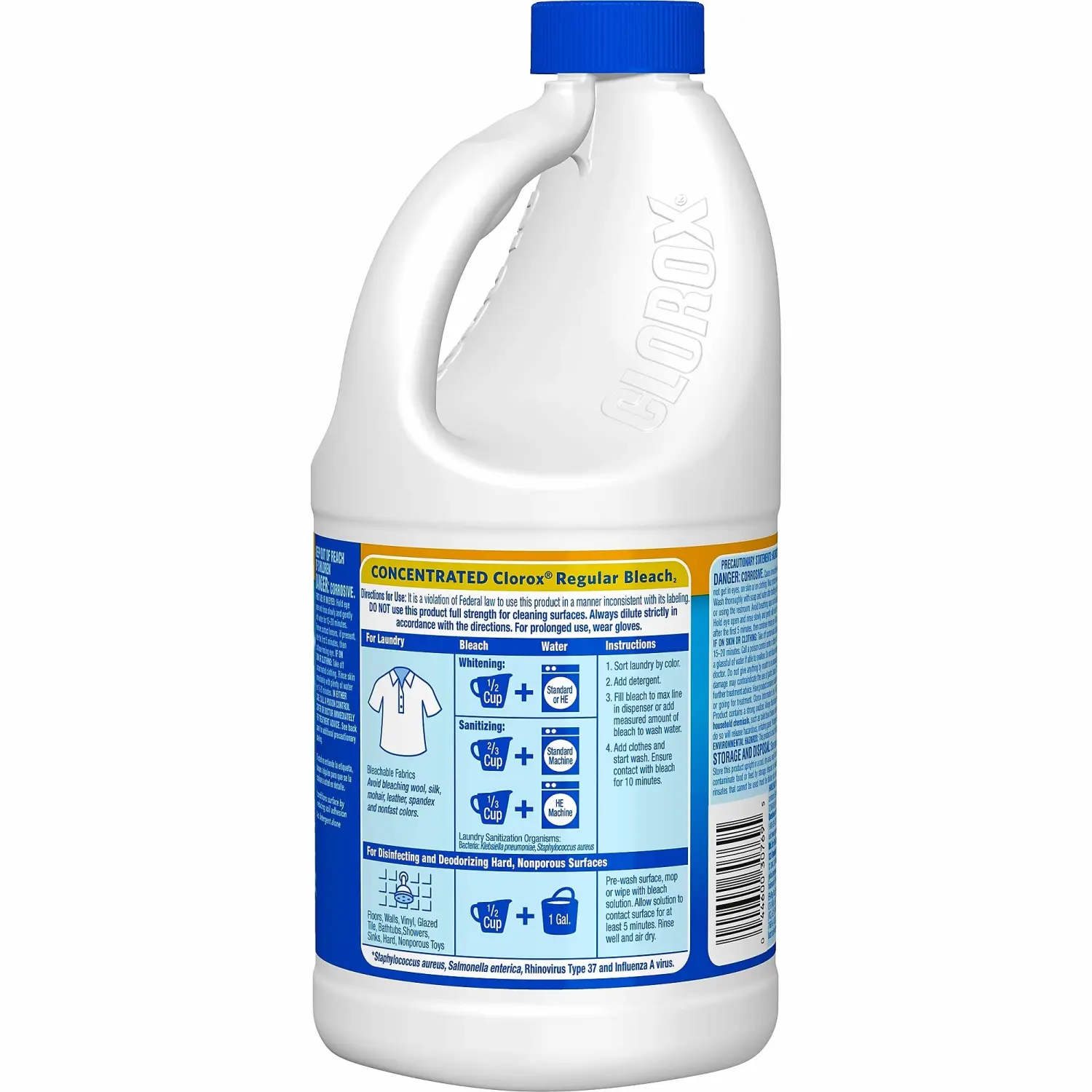 Clorox Bleach Regular, 64 oz
