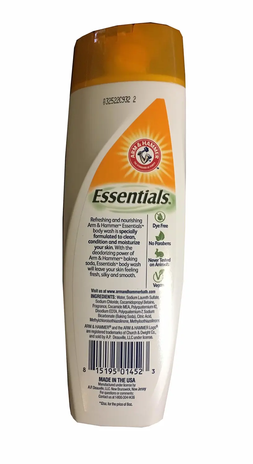3-Pack Simply Fresh Essentials Ultra Moisturizing Vegan Body Wash