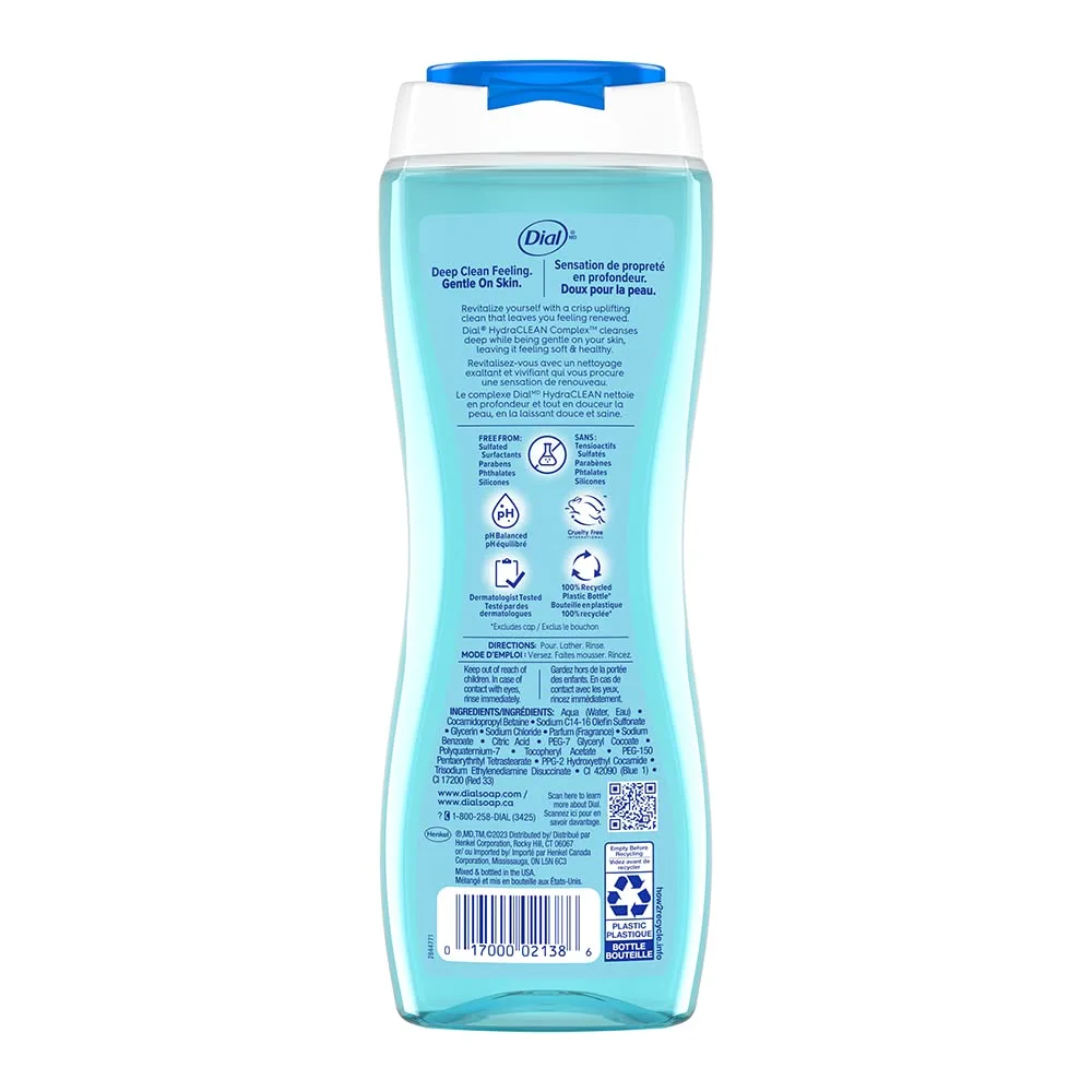 Dial Body Wash, Spring Water, 21 Fluid Ounces