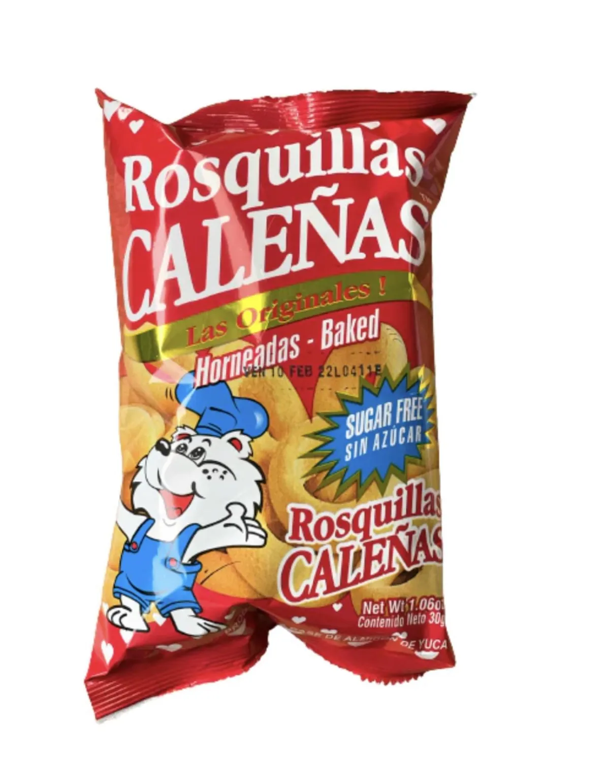 Rosquillas Caleñas 30g PACK of 12 - Traditional Cheese Snacks - Imported from Colombian