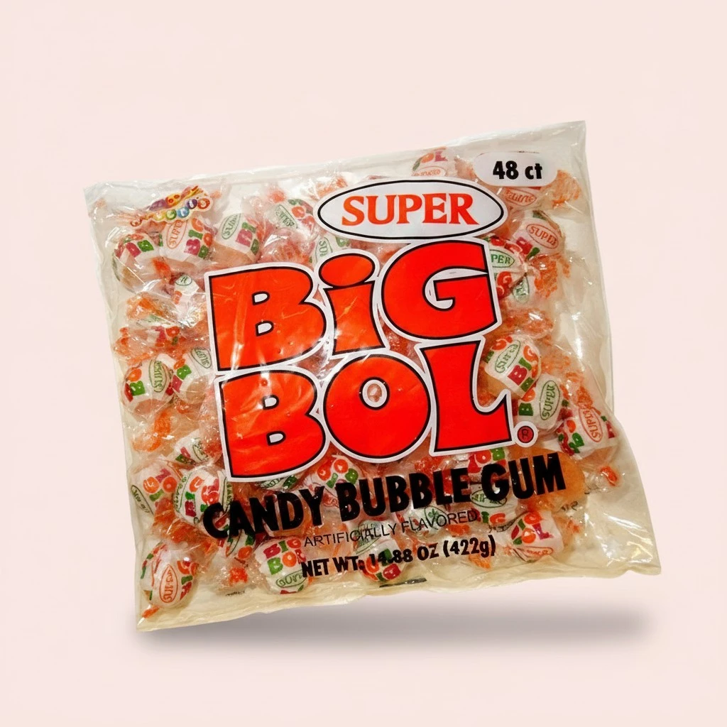 Albert's SUPER SIZE BIG BOL Candy Bubble Gum 48 count