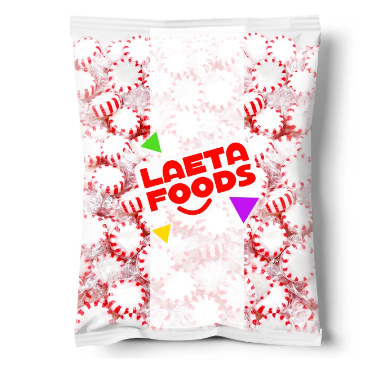 Arcor Starlight Peppermint Mints | 1 Pound Bag - Approx. 75 Count | Hard Candy, Individually Wrapped
