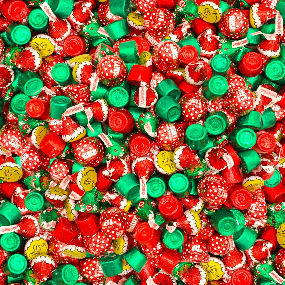 Christmas Chocolate Candy Mix - Popular Brands Holiday Delights (2 Pound Bag - Approx. 130 Count)