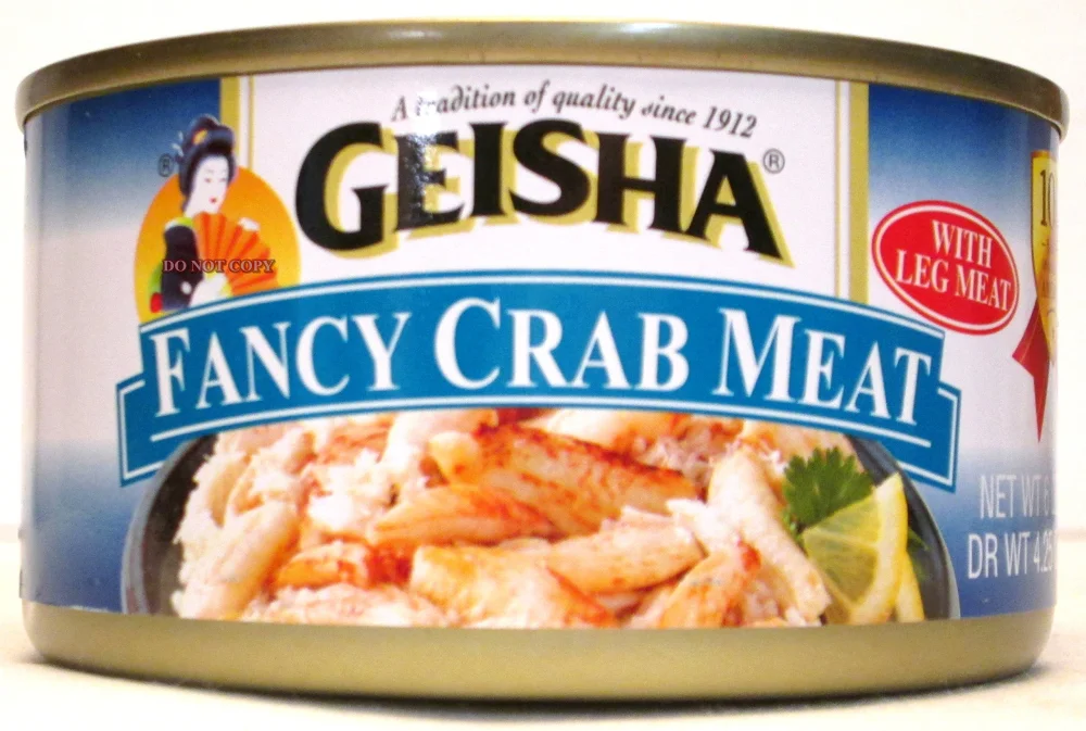 Geisha Wild Caught Fancy Crab Meat (Pack of 3) 6 oz Cans