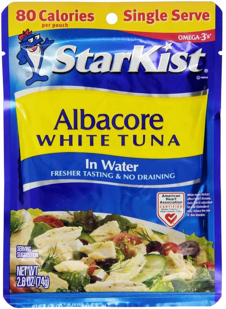 StarKist Albacore White Tuna in Water, 2.6-Ounce Pouch (Pack of 20)