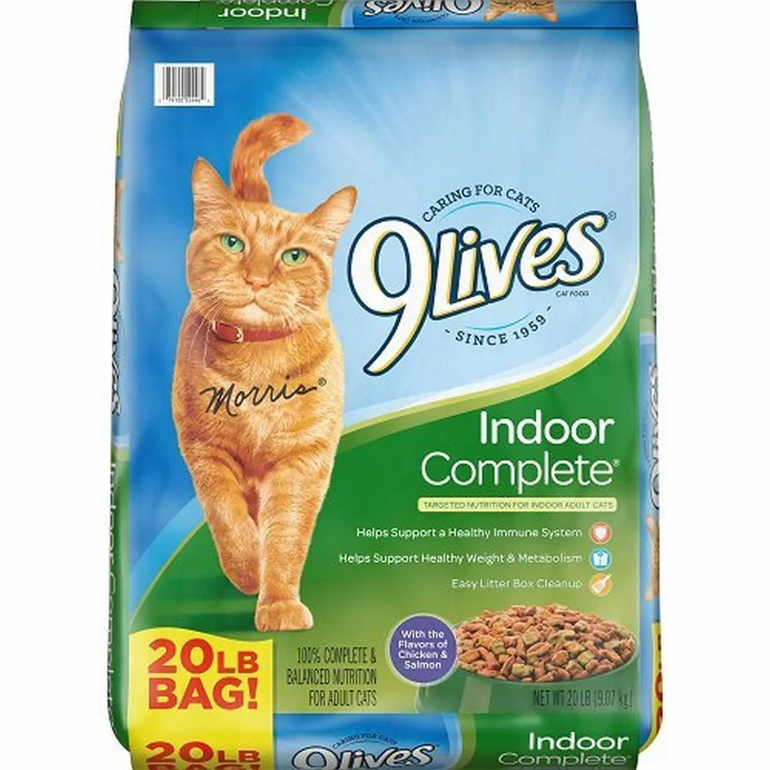9Lives Indoor Complete Cat Food, 20 Pound Bag