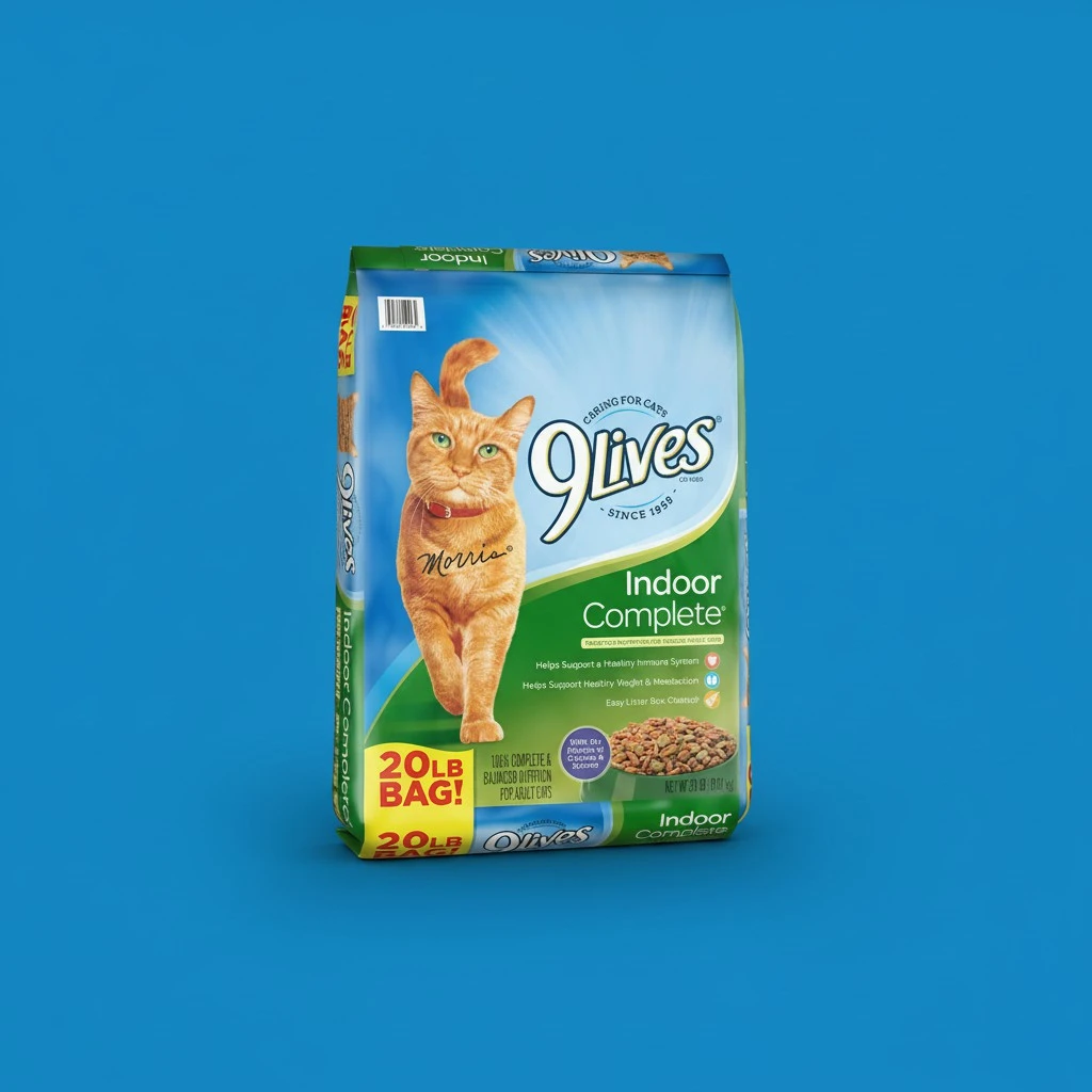 9Lives Indoor Complete Cat Food, 20 Pound Bag