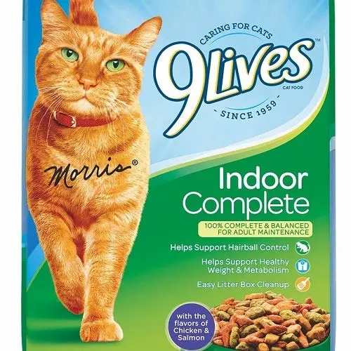 9Lives Indoor Complete Dry Cat Food, 3.15 Pound Bag (Pack of 4)