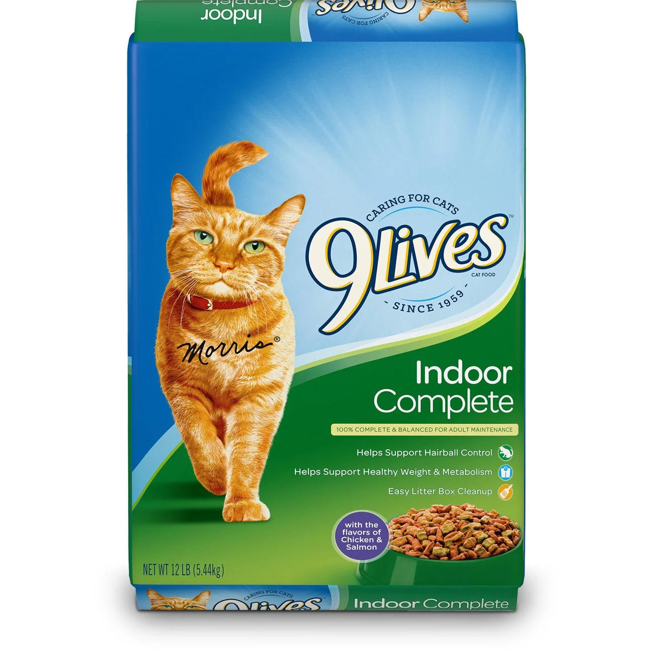 9Lives Indoor Complete Dry Cat Food, 12 Pound Bag