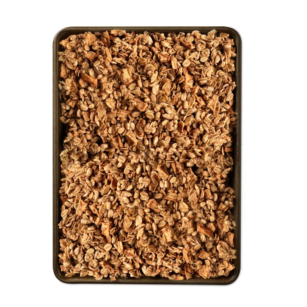 Grandy Organics Apple Crisp Granola, 10 Pound Bulk Bag, Certified Organic, Gluten Free, Non-GMO, Kosher, Plant Based Protein Granola