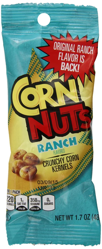 Corn Nuts Ranch Crunchy Corn Kernels, 1.7 Ounce (Pack of 54)