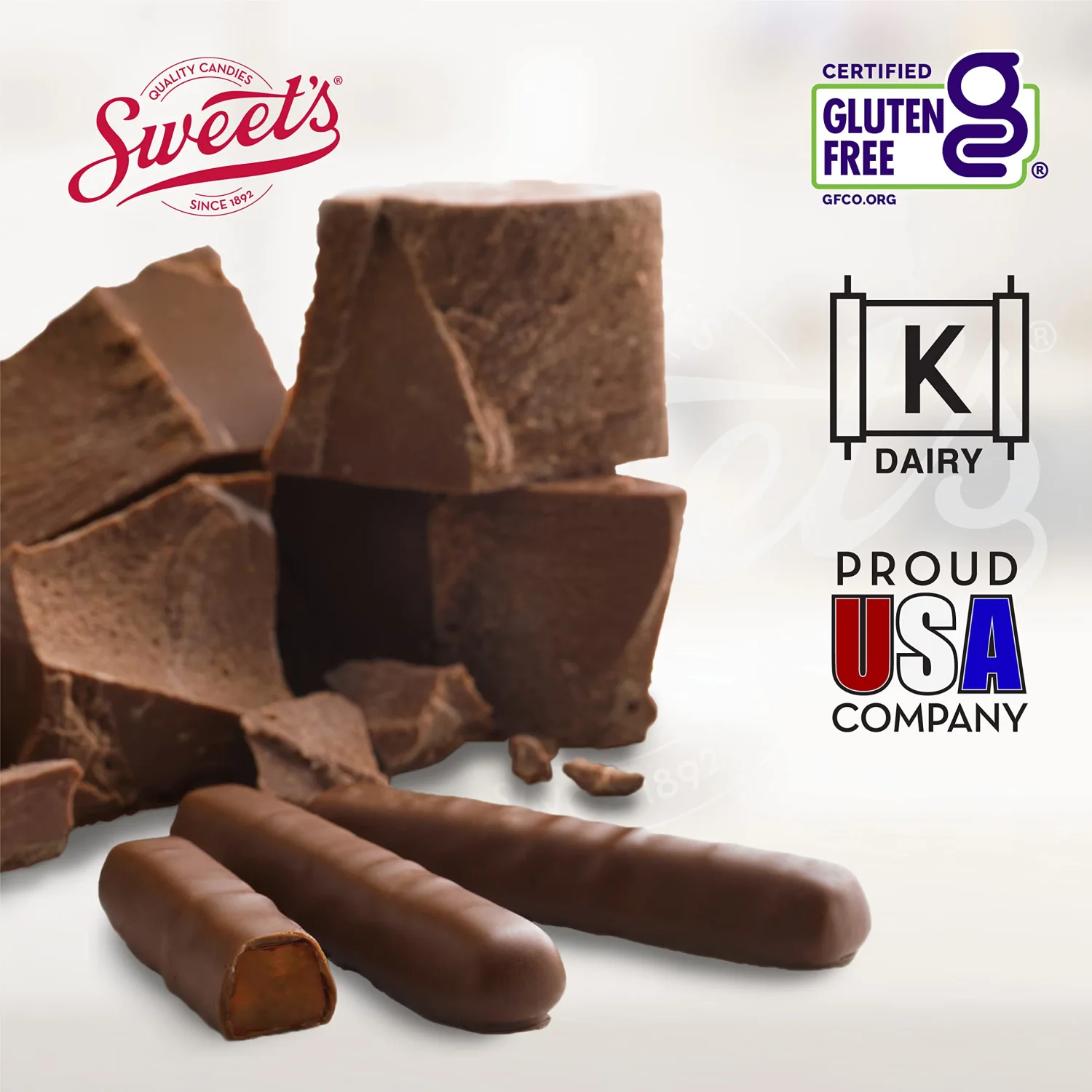 Sweet Candy Company Milk Chocolate Orange Sticks - Gourmet Chocolate Covered Sticks, Chocolate Fruit Flavored Sticks, Gift Idea for Holidays, Gluten Free, Kosher - 10.5 oz Box