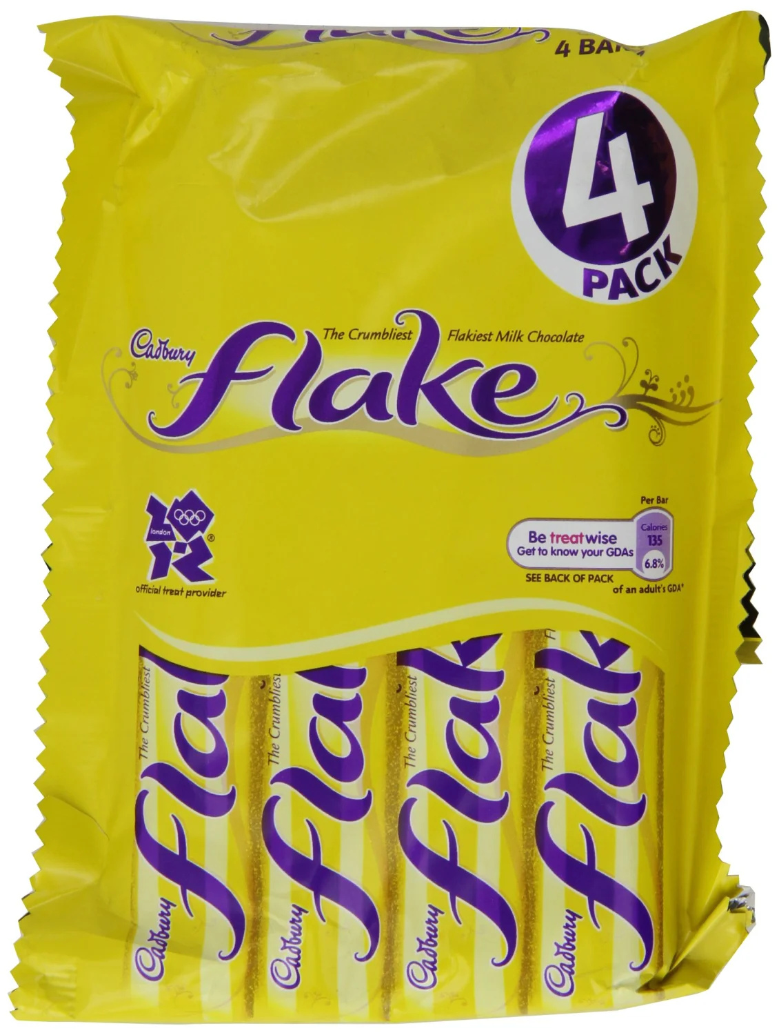 Cadbury Flake 4 Bars