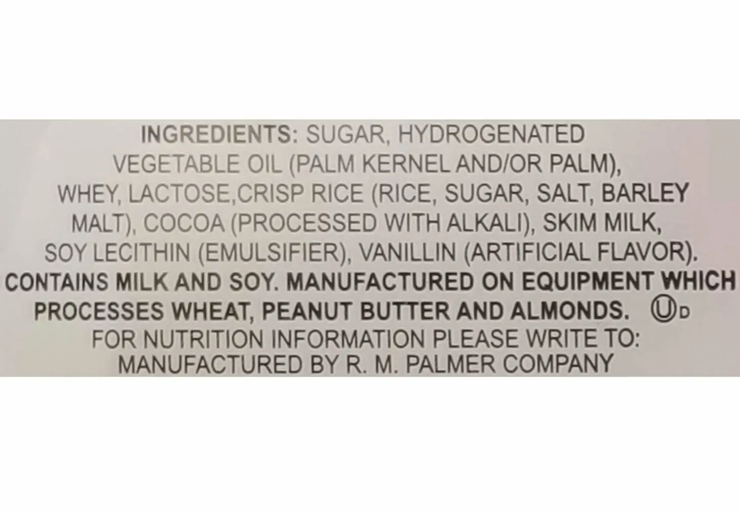 PALMER Chocolate Crisp Candy Individually Wrapped Pieces, 3.4 Ounce (Pack of 3)