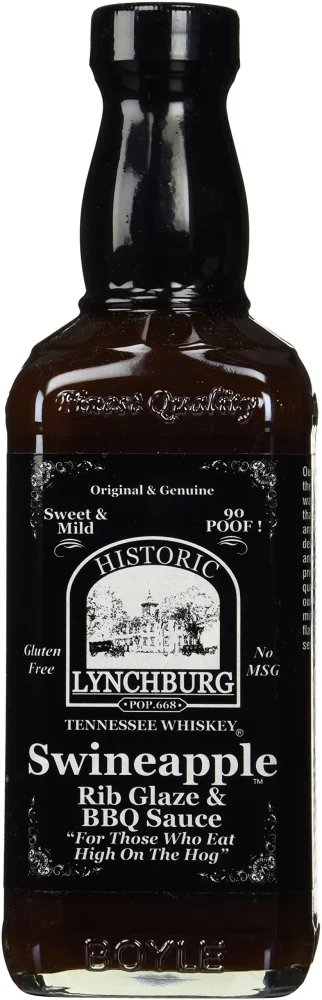 Historic Lynchburg Tennessee Whiskey Swineapple Rib Glaze & Dippin' Sauce