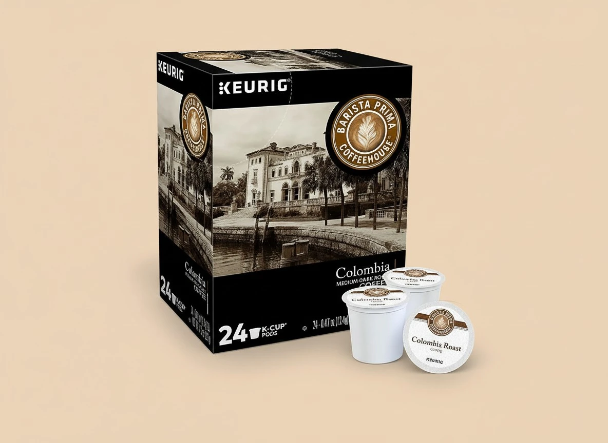 Barista Prima Coffeehouse 6613 Colombia K-Cups Coffee Pack, 24/box