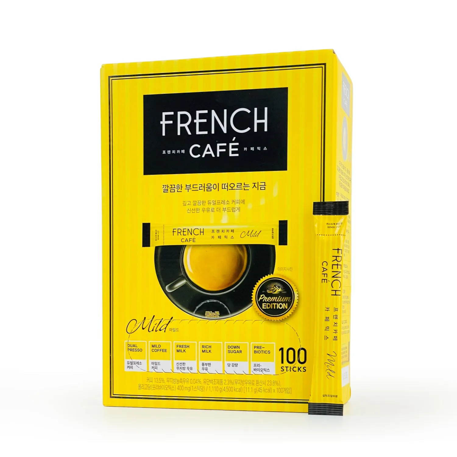 Namyang French Cafe Instant Coffee Mix 1 Gift Pack (100 Sticks) 1,160g