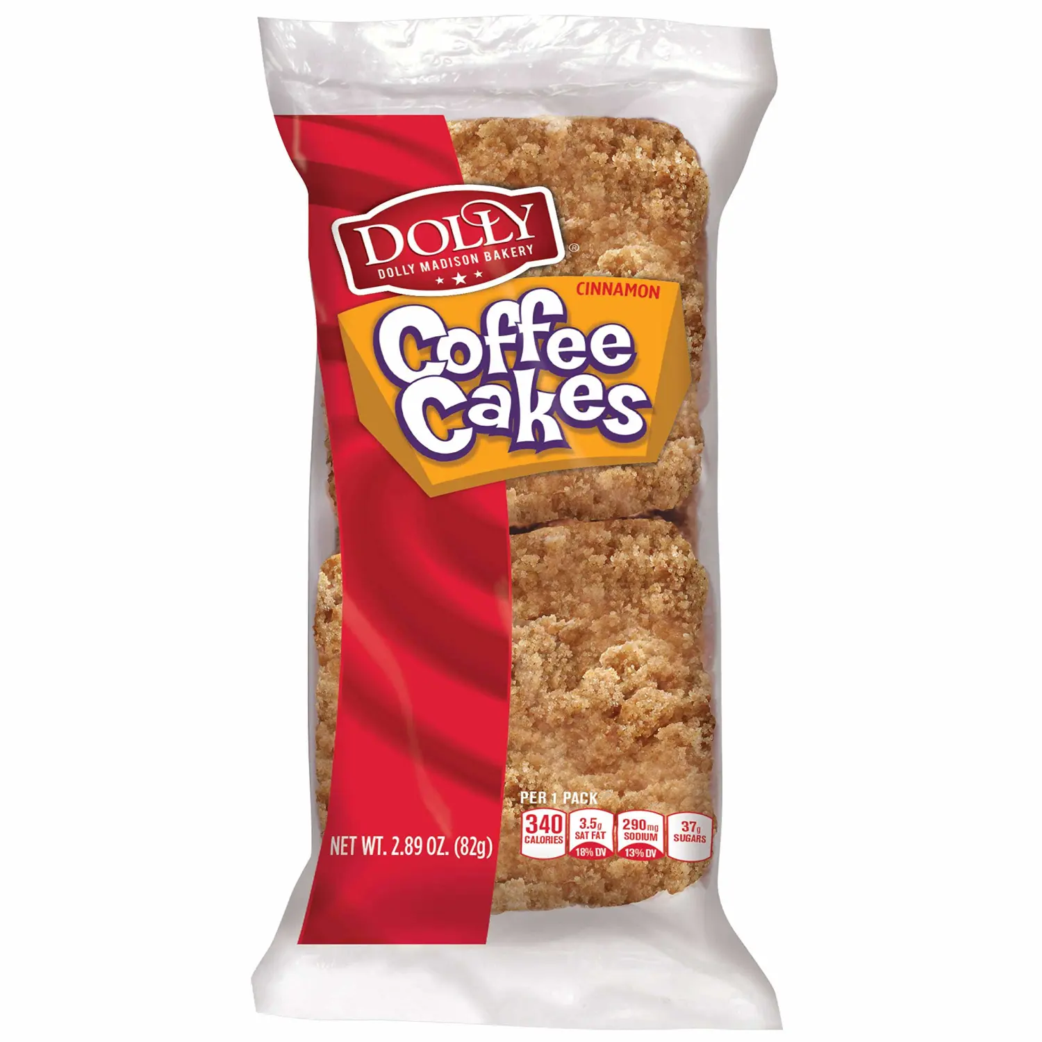 Dolly Madison Coffee Cakes | 2.89 Oz | 8 Count (16 Total Coffee Cakes)