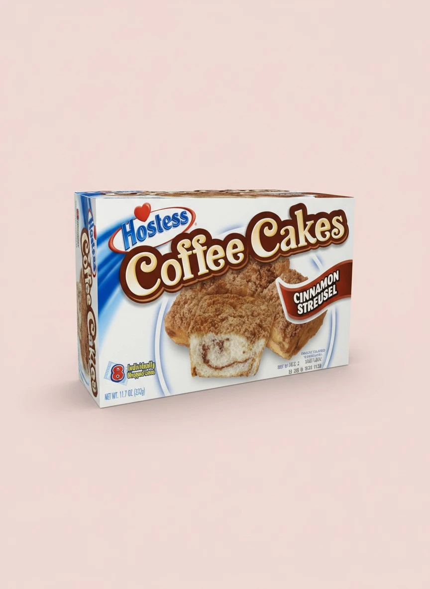 Hostess Coffee Cakes Cinnamon Streusel 2 Boxes 16 Cakes