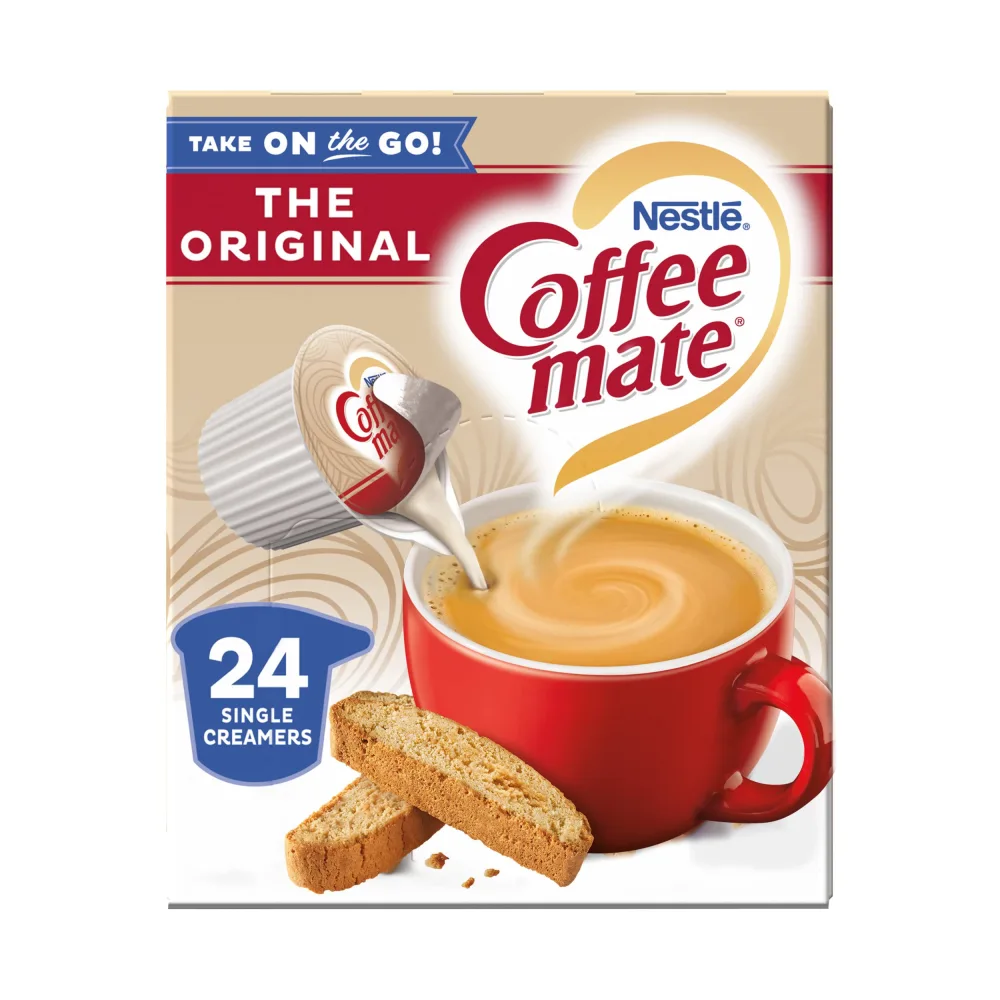 Coffee-mate Coffee Creamer Liquid Singles, Original, 24 Count (Pack of 4)