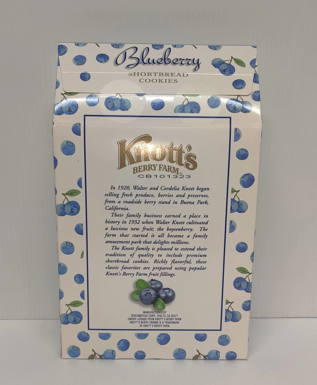 Knott's Berry Farm Shortbread Cookies (Blueberry, 16 oz)