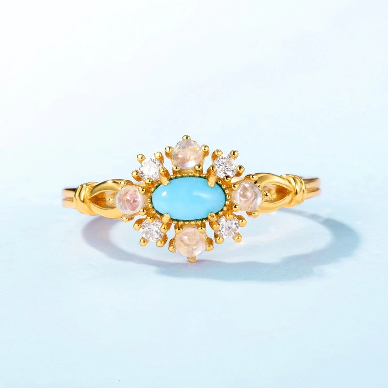 Women's Fashion Turquoise Ring Fashion