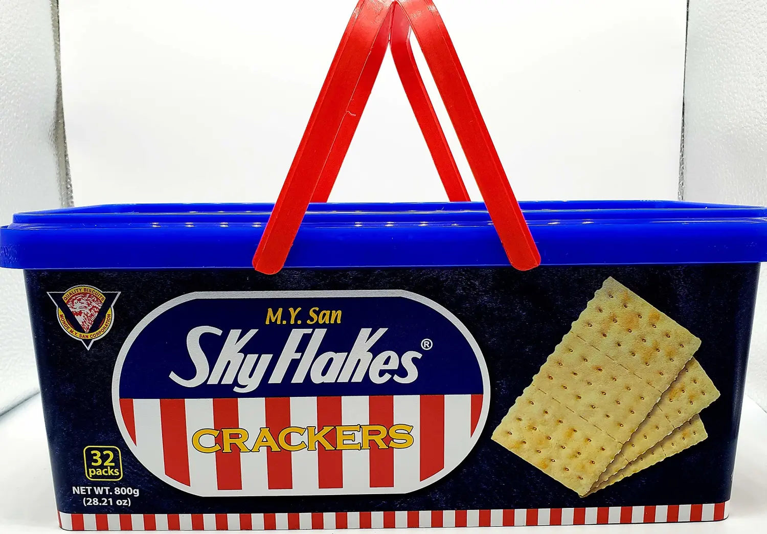 M.Y. San SkyFlakes Philippino Crackers 32 Packs 800g