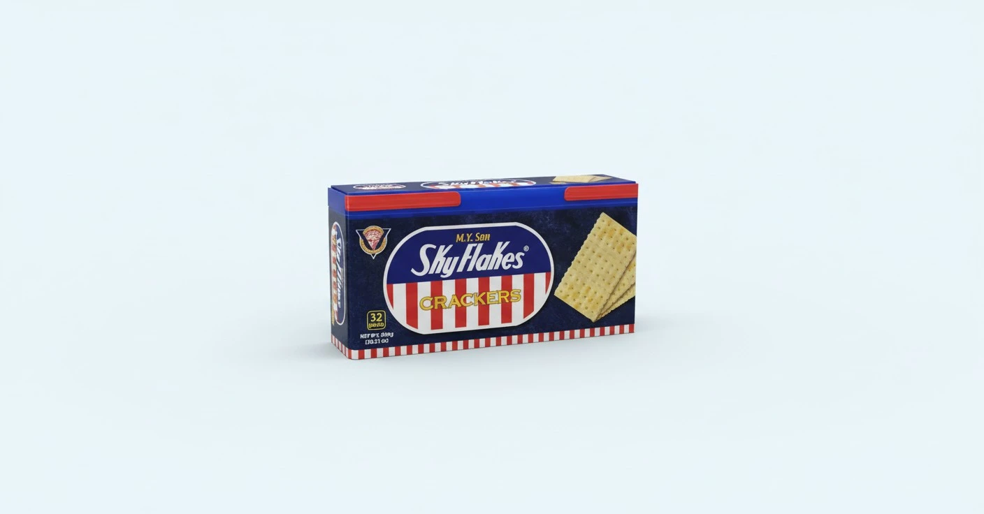 M.Y. San SkyFlakes Philippino Crackers 32 Packs 800g - 10 pack
