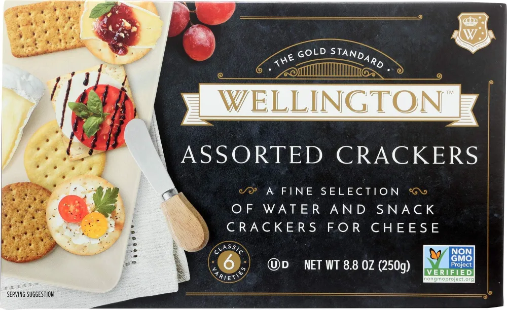 Wellington ABC Assorted Crackers, 8.8-Ounces (Pack of 12)