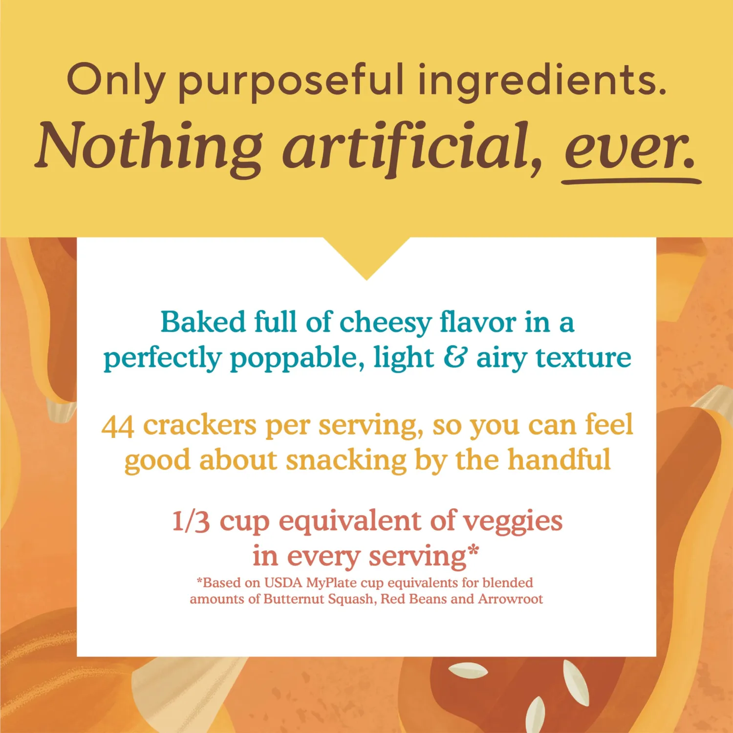 Simple Mills Pop Mmms Cheddar Baked Snack Crackers, Gluten Free, 4 Ounce (Pack of 1)