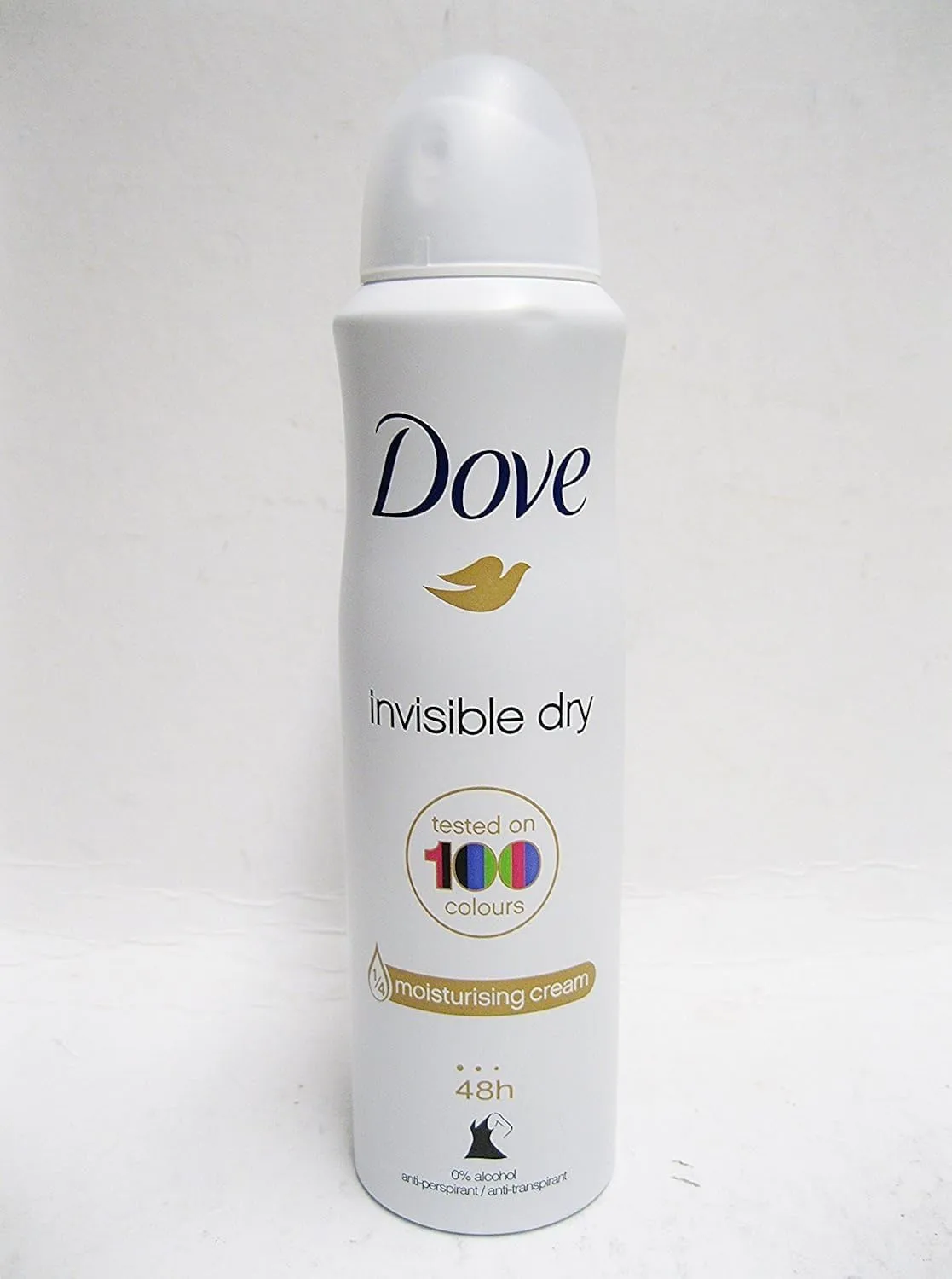 Lot of 6 Anti-Perisperant Deodorant Cream, Unscented, INVISIBLE DRY BY DOVE 150ml