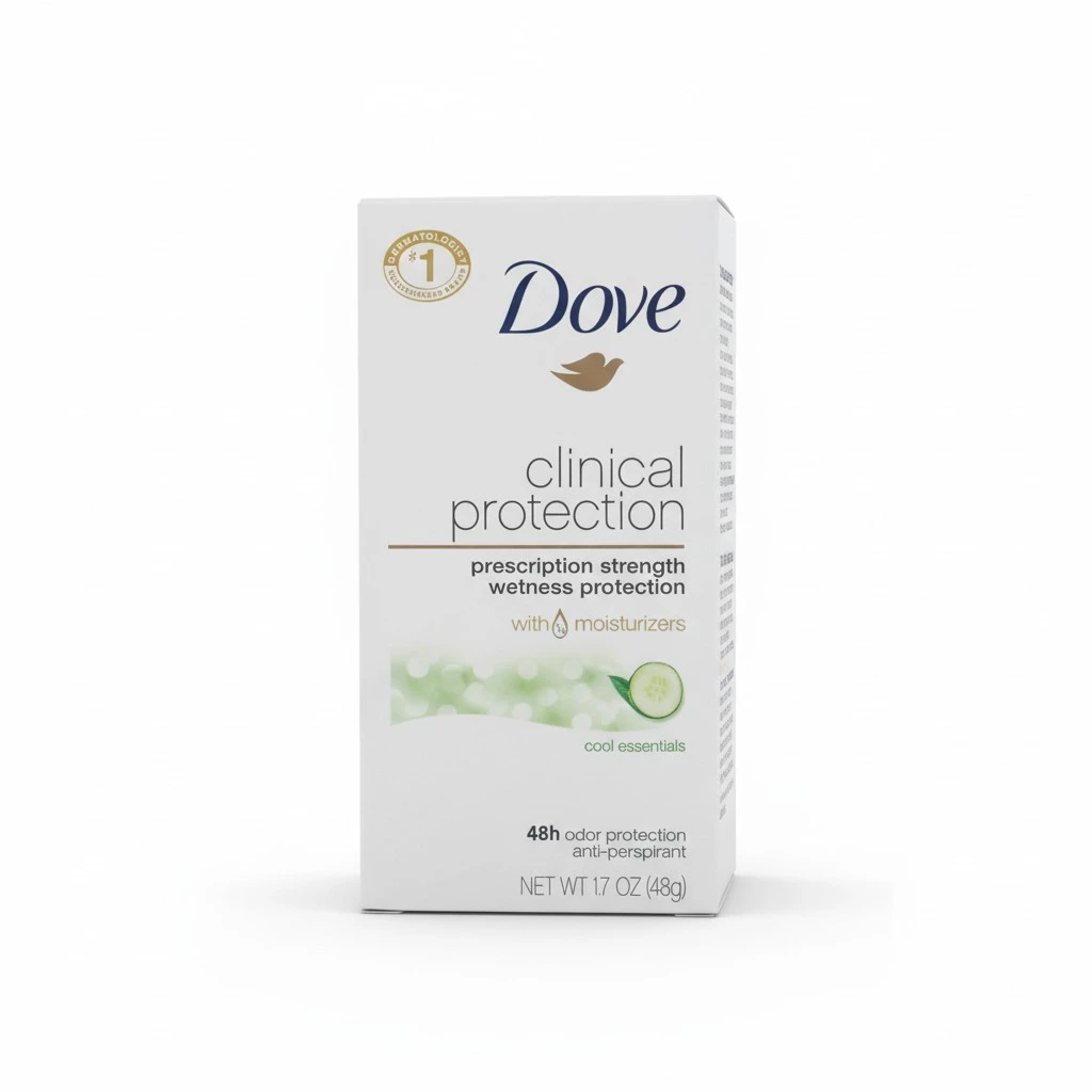 Dove Clinical Protection Antiperspirant, Cool Essentials, 1.7 Ounce (Pack of 1)