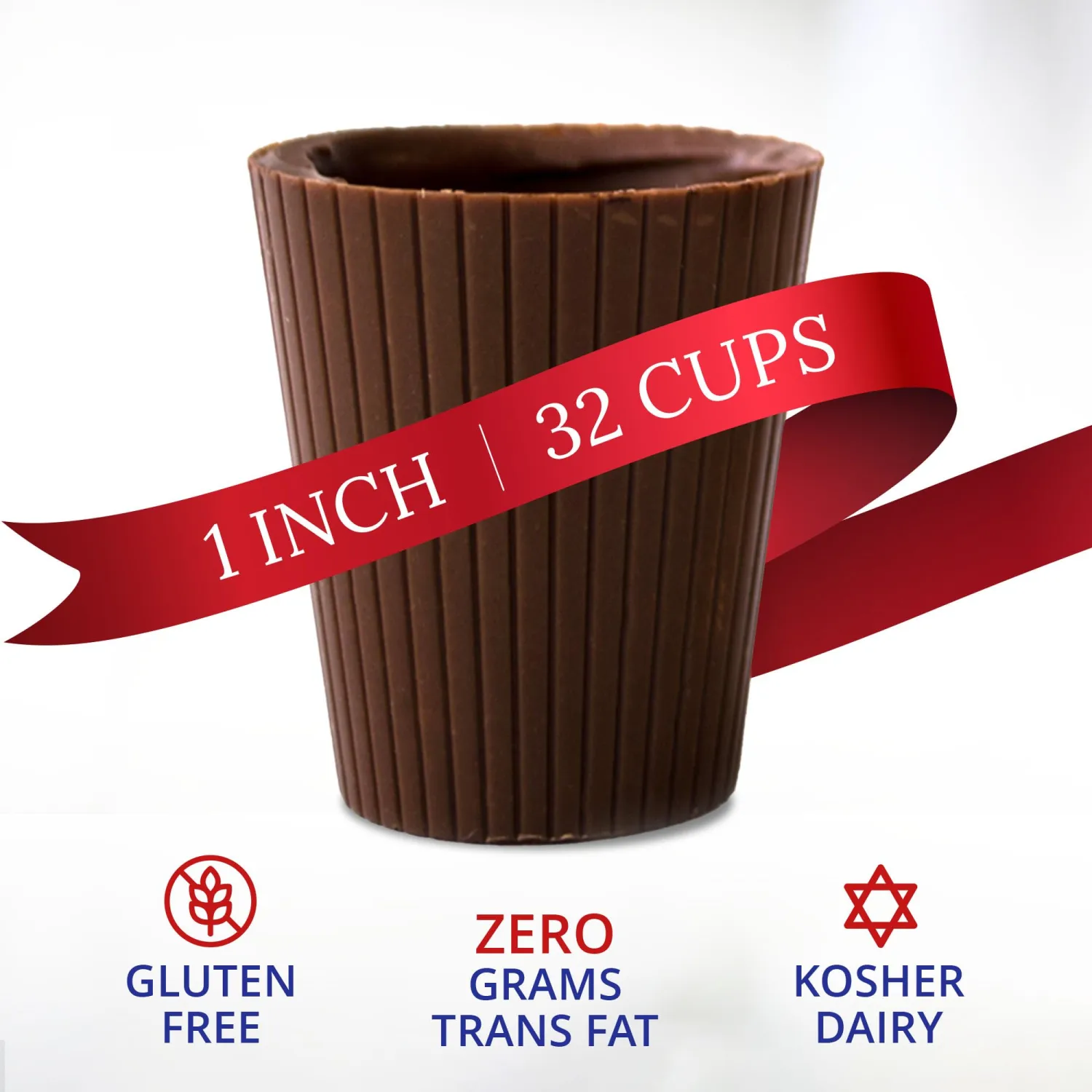 Lang’s Chocolates – Milk Chocolate Cups – Gluten-Free, Kosher Certified – Add Mousse, Dessert, or Liqueur – Perfect for Entertaining – 64 Count