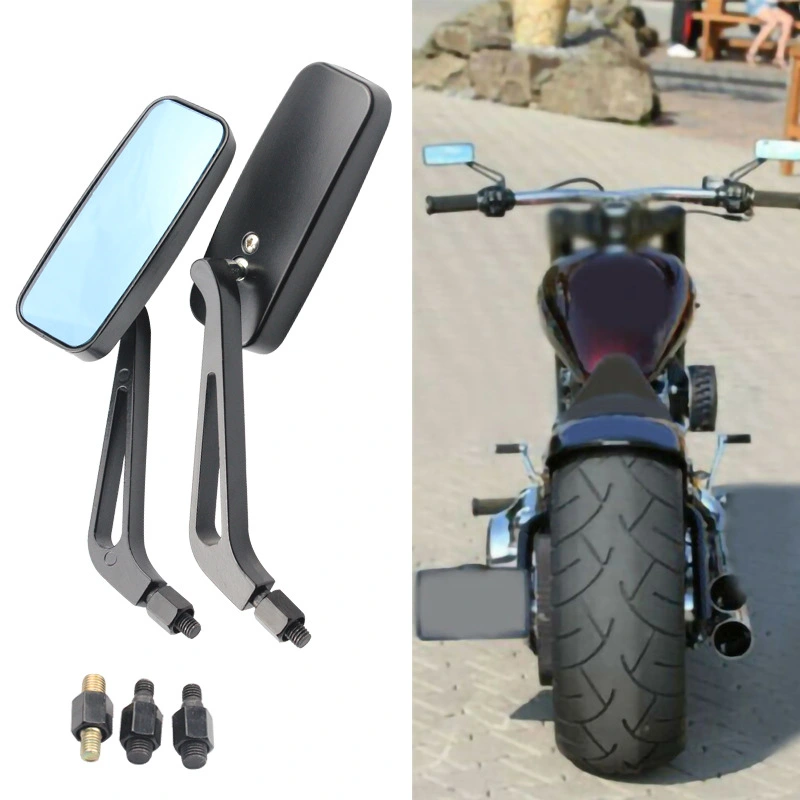 Motorcycle Modified Reflector Rectangular Aluminum Rearview Mirror