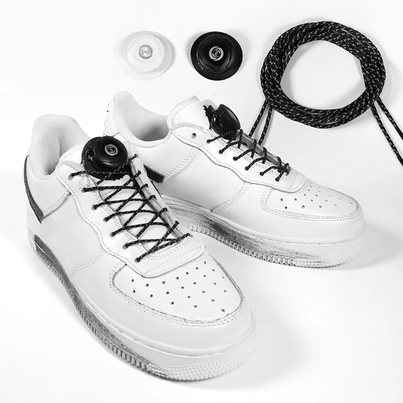 Turn-lock Clasp Automatic Rotation-free Athletic Shoe Laces