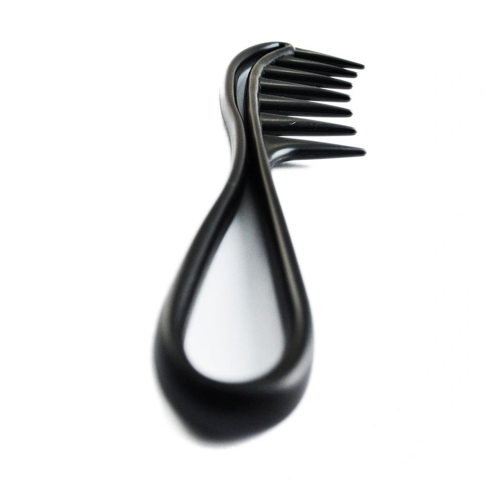 Three-dimensional Handle Comb For Greasy Hair Hair Saloon Dedicated Wide Tooth Shark Comb