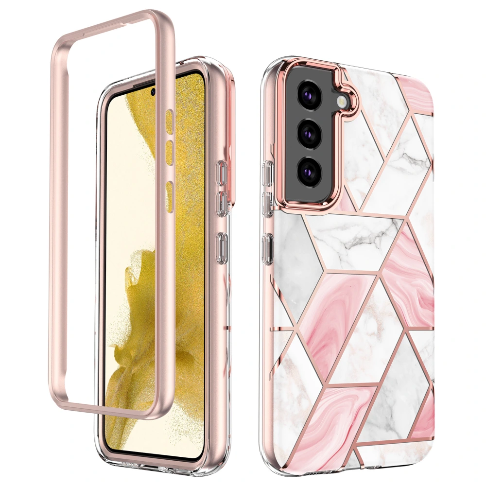 S22 S22pro S22Ultra Gold-plated Marble Drop-resistant Phone Case